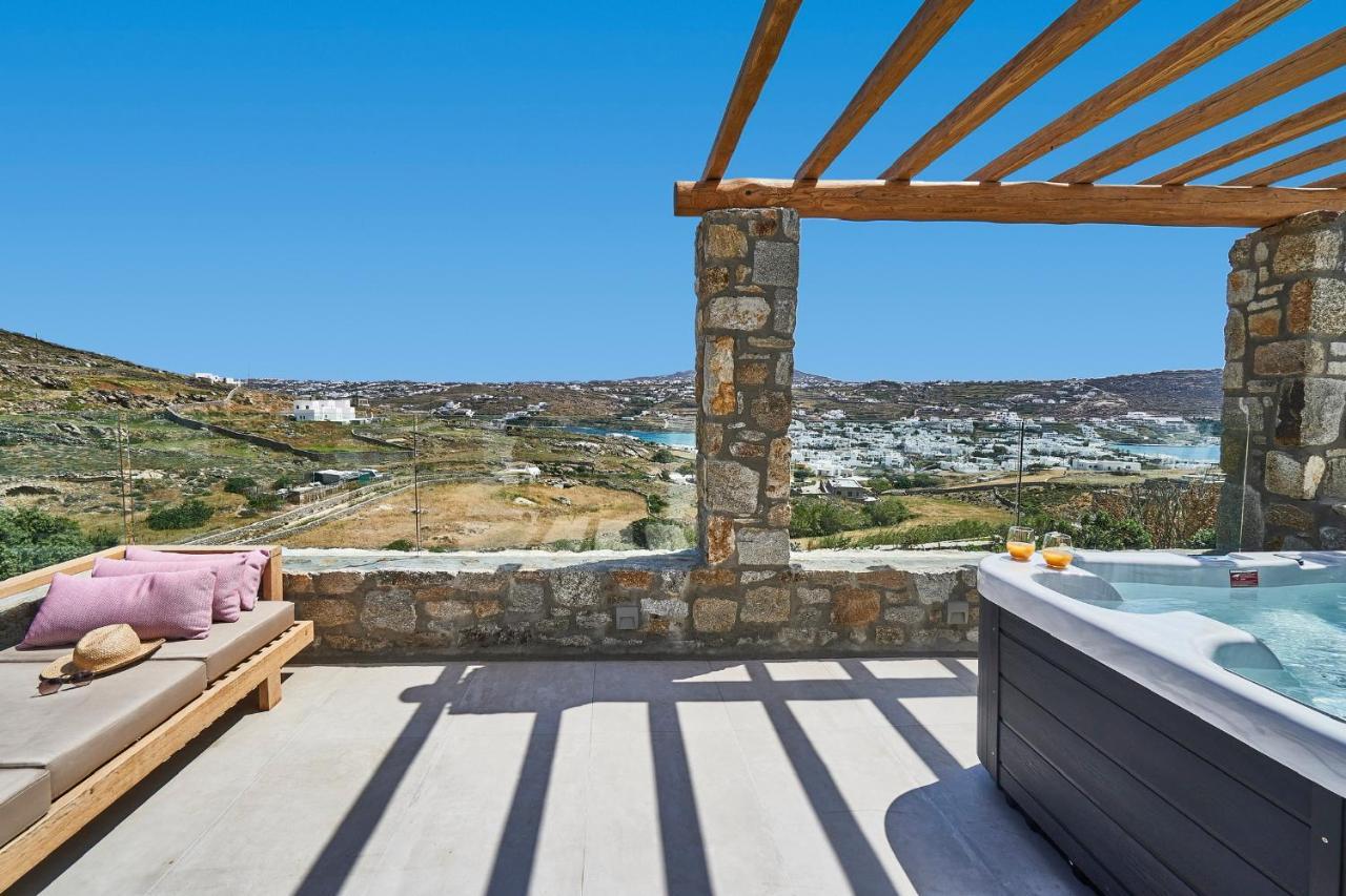 Due Mari Mykonos Hotel Agios Ioannis Diakoftis Exterior foto