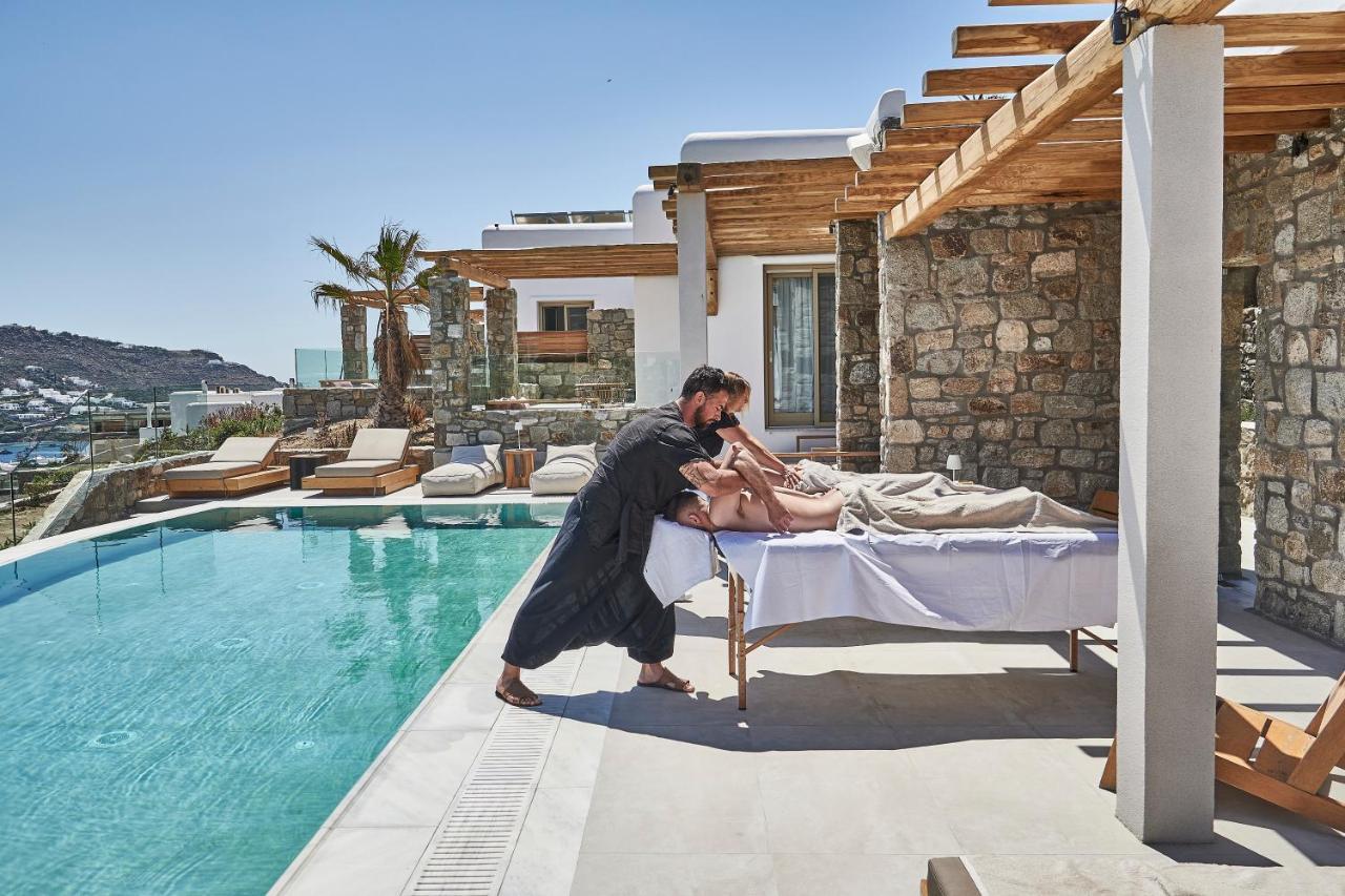 Due Mari Mykonos Hotel Agios Ioannis Diakoftis Exterior foto