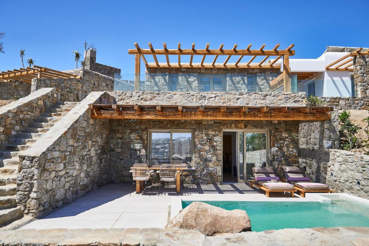 Due Mari Mykonos Hotel Agios Ioannis Diakoftis Exterior foto