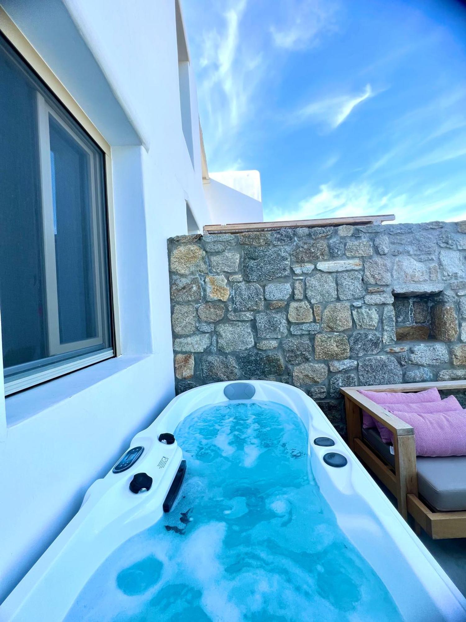Due Mari Mykonos Hotel Agios Ioannis Diakoftis Exterior foto