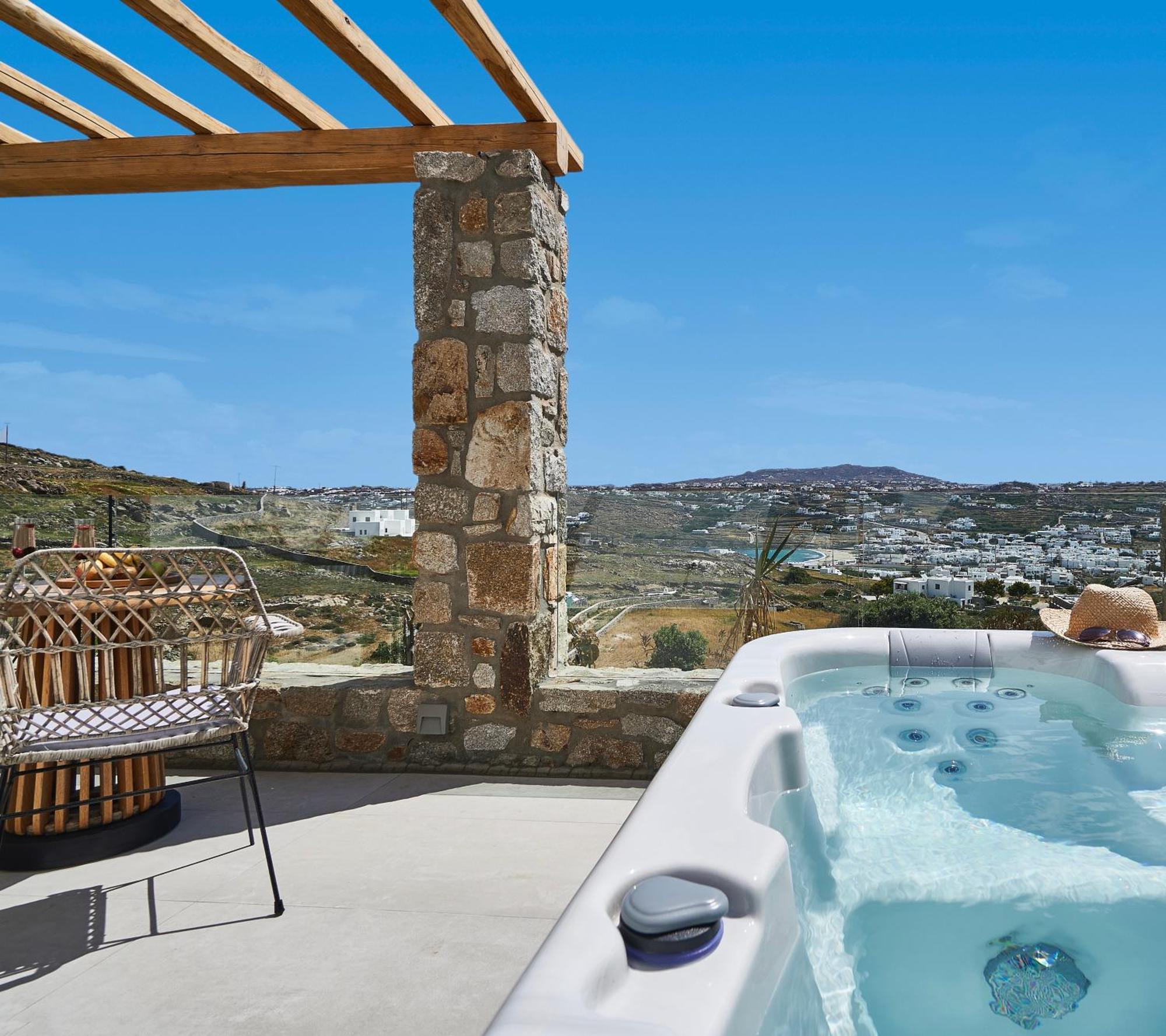 Due Mari Mykonos Hotel Agios Ioannis Diakoftis Exterior foto